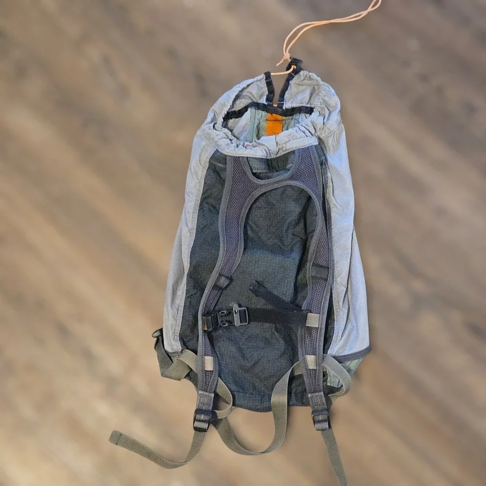 REI Flash UL Backpack OS Unisex Grey Orange Hiking Ultralight Packable Daypack